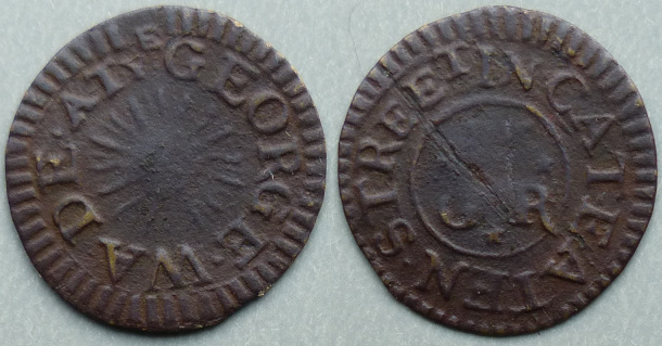 Cateaton Street, George Wade farthing token